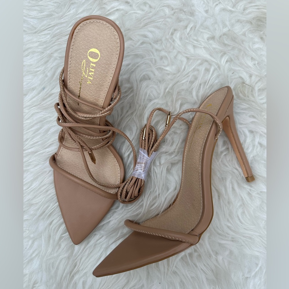 Nude Strappy Heels Olivia Ferguson